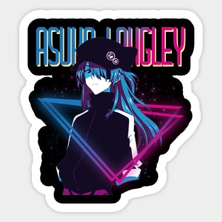 asuka langley Sticker